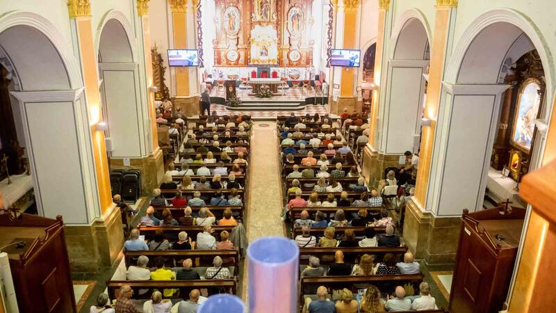 El Festival de Órgano de Benidorm vuelve a llenar la parroquia de Sant Jaume i Santa Anna