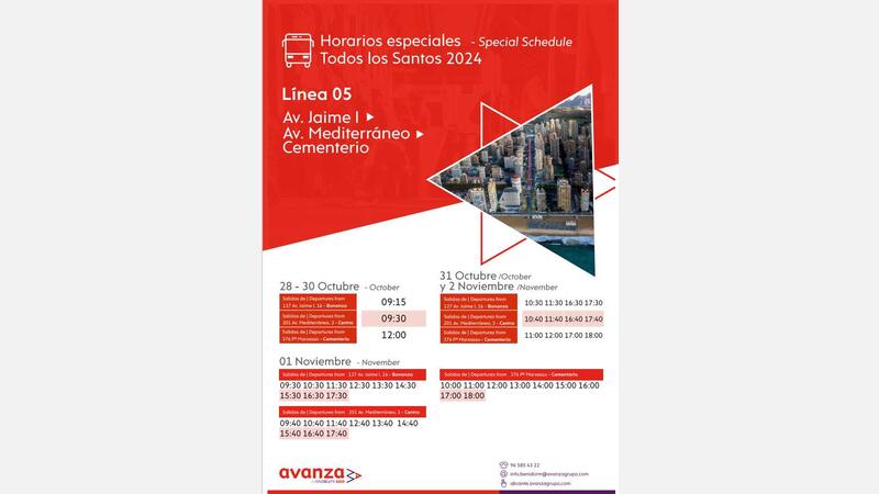 Horarios Cementerios