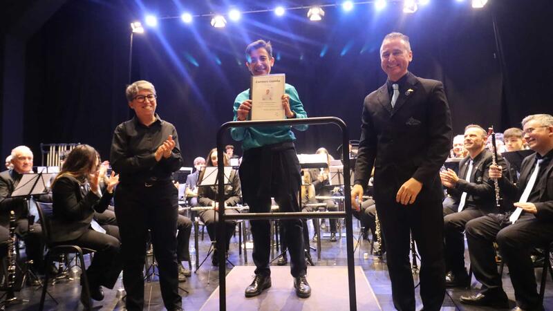 La S.M. La Nova vuelve a llenar el Centro Cultural con motivo de su concierto de Santa Cecilia 