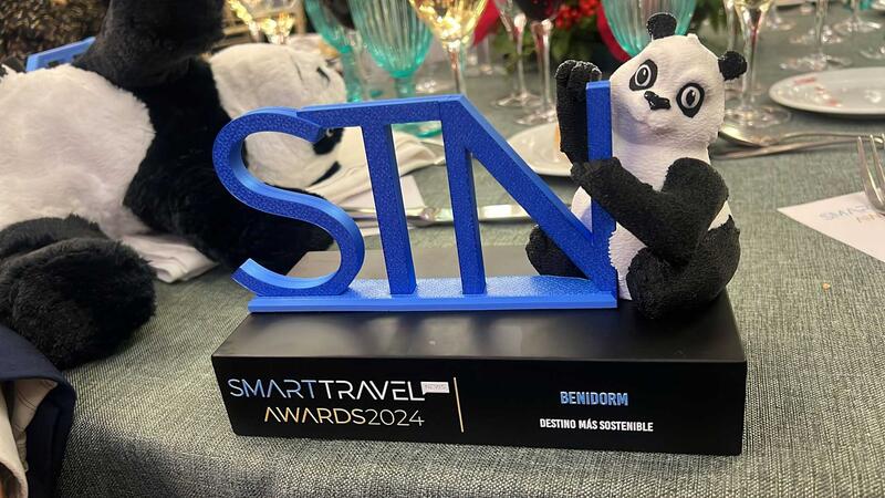 Benidorm es reconocido como el ‘Destino más sostenible’ en los Smart Travel News Awards 2024