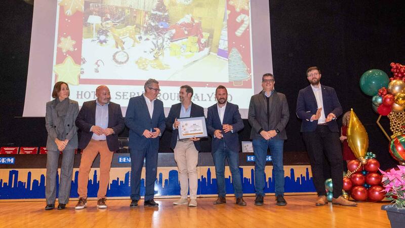 Benidorm entrega sus premios de escaparatismo navideño con récord de participación
