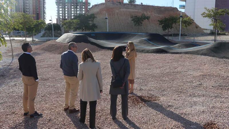 Benidorm pone en marcha el primer circuito de ‘pumptrack’ infantil