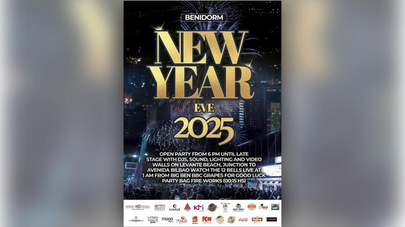 Benidorm prepara una gran fiesta de Nochevieja en la playa de Levante para recibir el año nuevo