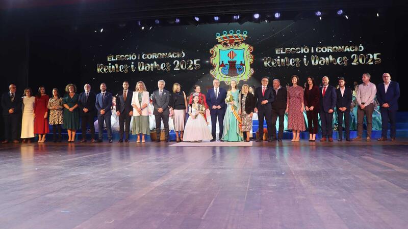 Paula Pascual Sánchez y Aitana Pérez Gutiérrez, Reinas de las Festes Majors Patronals de Benidorm en 2025