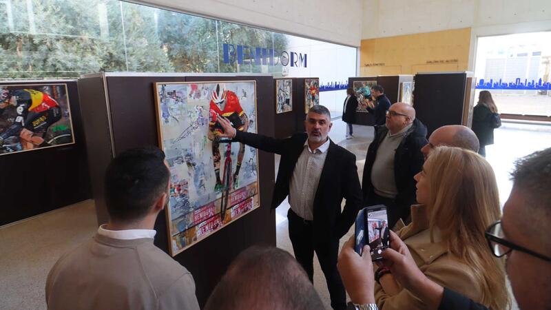 Benidorm expone la muestra ‘L’Art del Ciclocross’ de Miguel Soro con motivo de la celebración este fin de semana de la Copa del Mundo