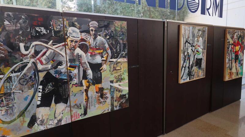 Benidorm expone la muestra ‘L’Art del Ciclocross’ de Miguel Soro con motivo de la celebración este fin de semana de la Copa del Mundo