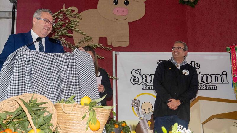 L’Horta de Benidorm ofrenda a Sant Antoni del Porquet