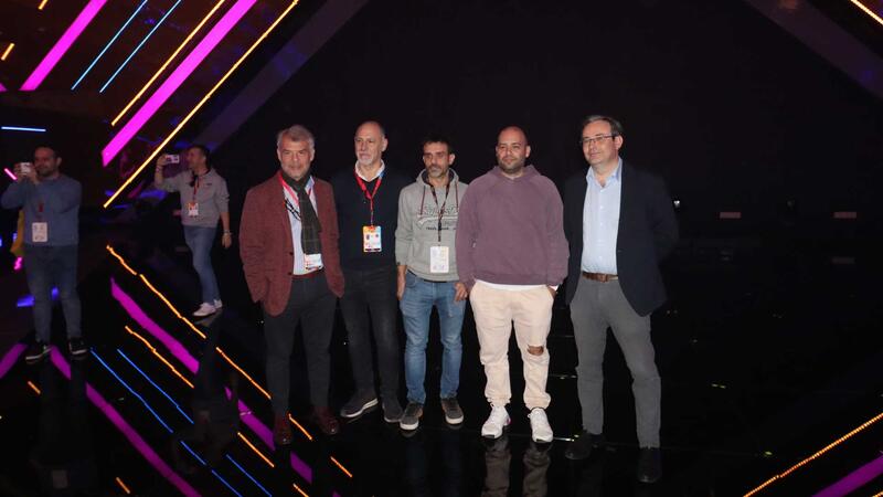 Todo listo en el Palau d’Esports para que comience la cuarta edición del Benidorm Fest