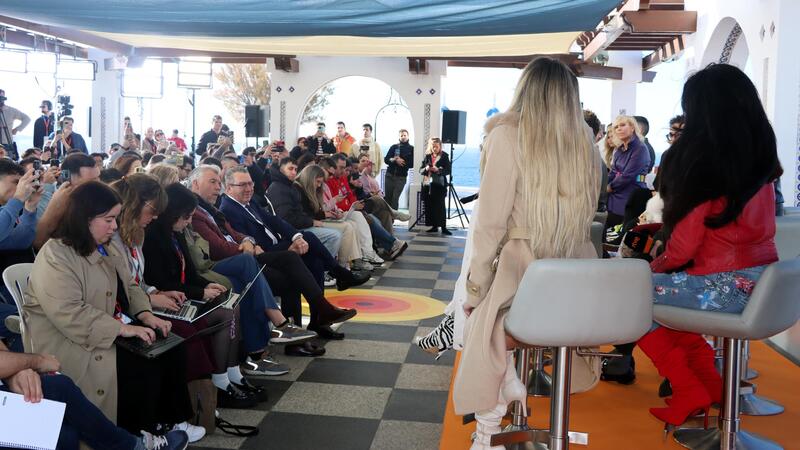 Todo listo en el Palau d’Esports para que comience la cuarta edición del Benidorm Fest