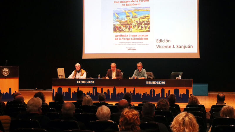 Presentada la reedició de les obres de Pere Maria Orts i Bosch sobre la patrona de Benidorm