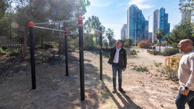 Benidorm opens a new callisthenics area in El Moralet