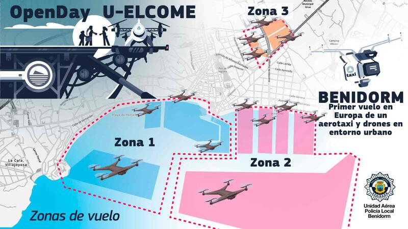 Benidorm acull el primer vol a Europa d