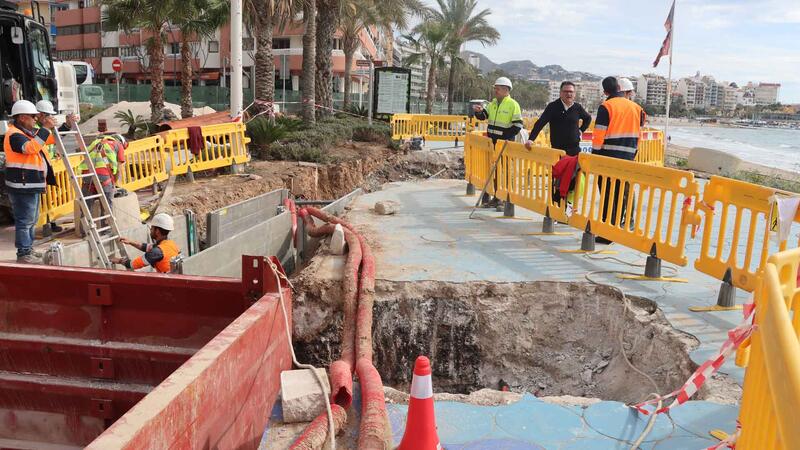 Benidorm will complete four works to improve hydraulic infrastructure before Easter, with an investment of one million euros