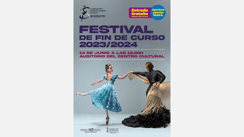 Festival fin de curso del Conservatorio de Danza de Benidorm 2023/24
