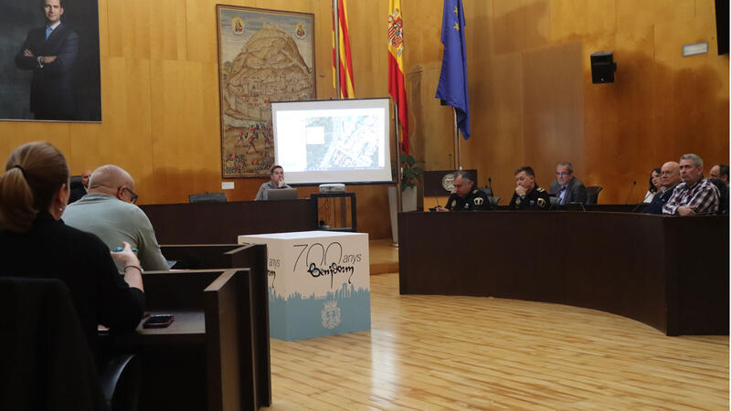 The City Council presents Benidorm Open Arena project to the Mobility Council and details the improvements being carried out in Severo Ochoa