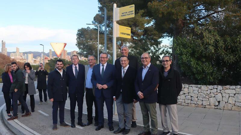 Benidorm completes its tribute to Doctor Josep Pérez Fuster by naming a street after him