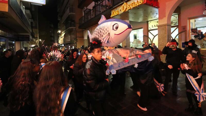 The Burial of the Sardine marks the end o the Benidorm Carnival