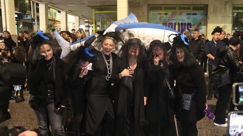 The Burial of the Sardine marks the end o the Benidorm Carnival