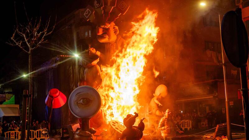 ‘Nit de la Cremà’, punto final a las fallas de 2025 en Benidorm