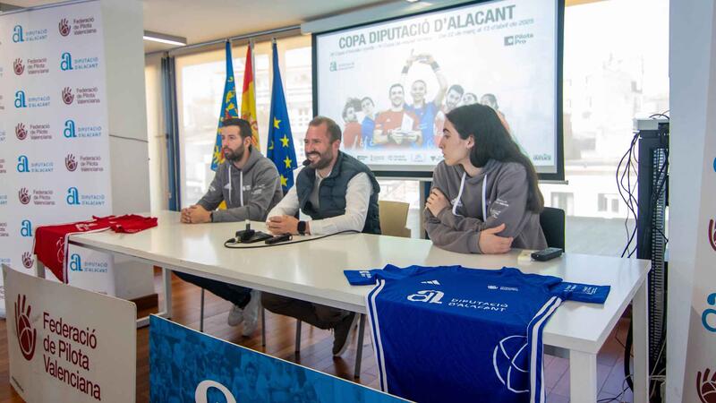 The final of Alicante Provincial Council of Pilota Cup will be celebrated in Benidorm on April 13