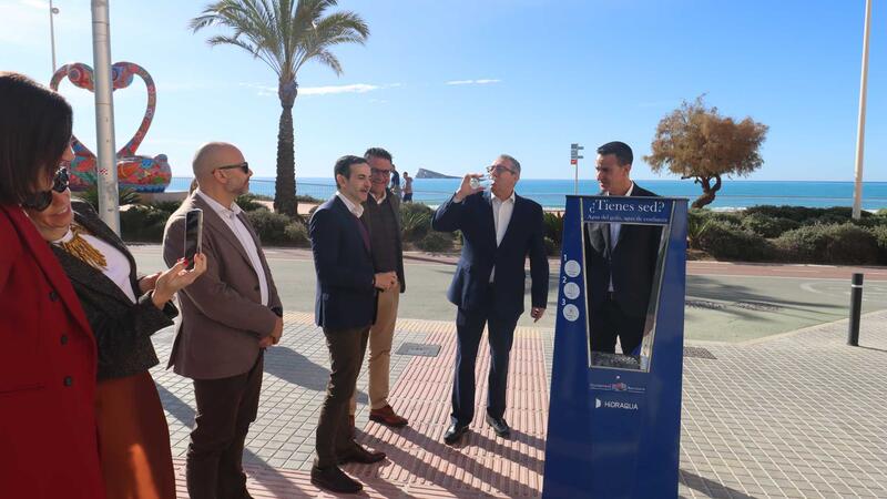 Benidorm ensaya un proyecto piloto para instalar fuentes de agua potable refrigerada en el municipio