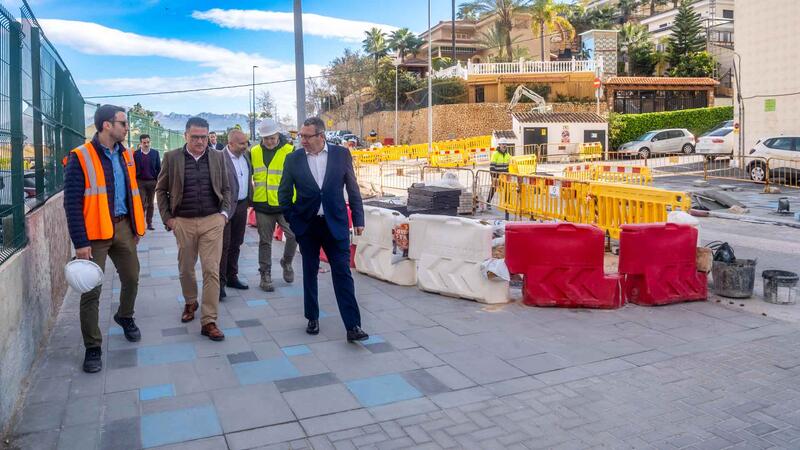 Benidorm ultima las obras del primer tramo de Montecarlo, mientras los técnicos estudian ya la segunda fase del proyecto para su licitación