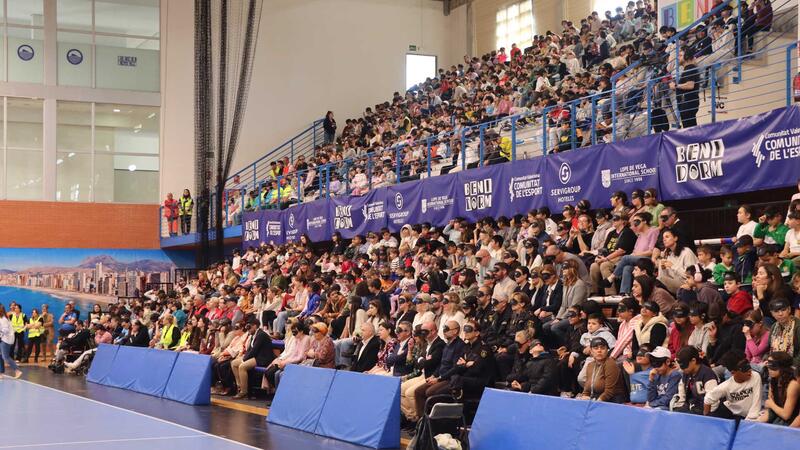 El Palau acoge una exhibición de perros guía de la ONCE para sensibilizar a los escolares sobre la accesibilidad de las personas ciegas