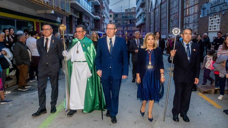La procesión de Nuestra Señora de la Esperanza y la Paz sale a la calle en Benidorm