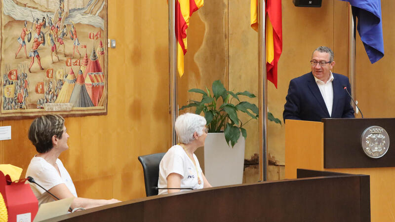 Benidorm, punto de encuentro de amigos del Camino de Levante-Sureste que recorren estos días la ruta hasta Villena