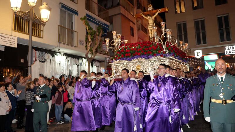 Hundreds of people take to the streets on Good Friday to experience the Holy Burial Procession in Benidorm