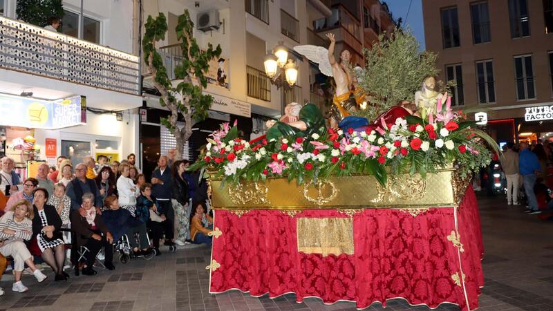 Hundreds of people take to the streets on Good Friday to experience the Holy Burial Procession in Benidorm
