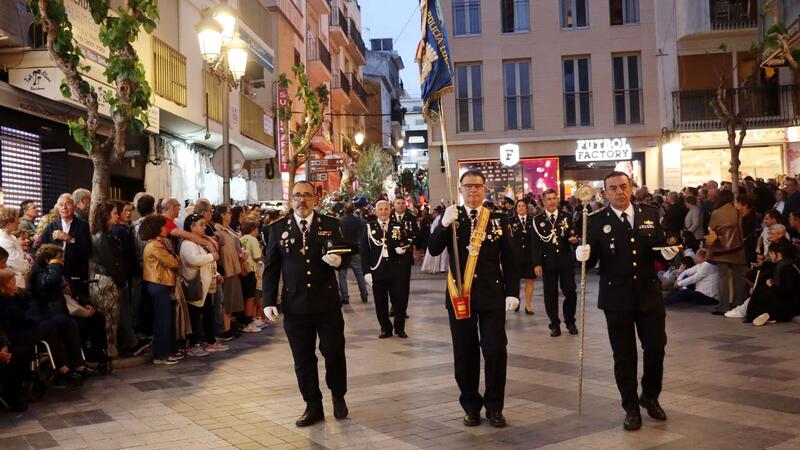 Hundreds of people take to the streets on Good Friday to experience the Holy Burial Procession in Benidorm
