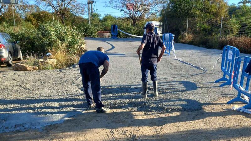 Benidorm mejora el acceso del aparcamiento disuasorio de la calle Italia