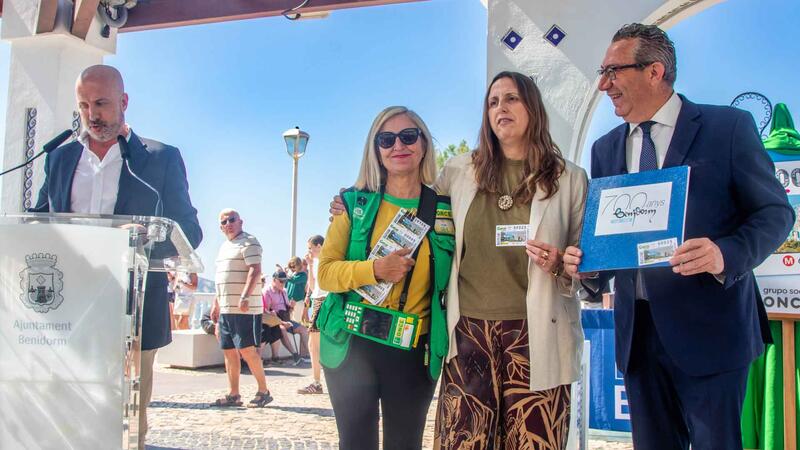 ONCE issues a special lottery ticket to commemorate the 700th anniversary of the founding of Benidorm