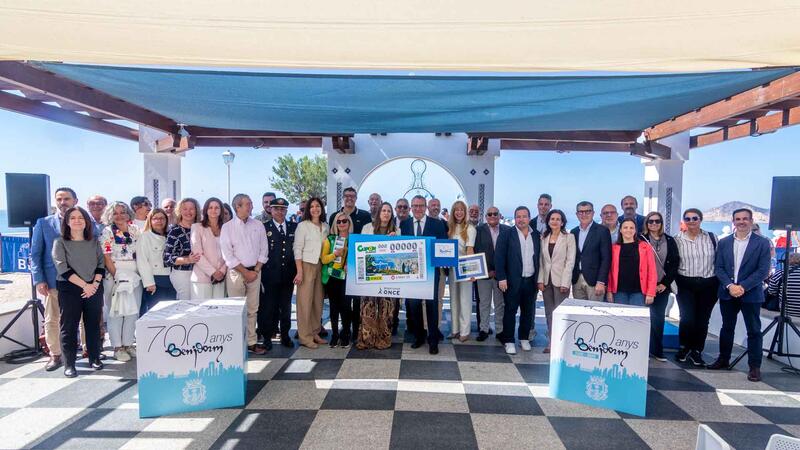 ONCE issues a special lottery ticket to commemorate the 700th anniversary of the founding of Benidorm