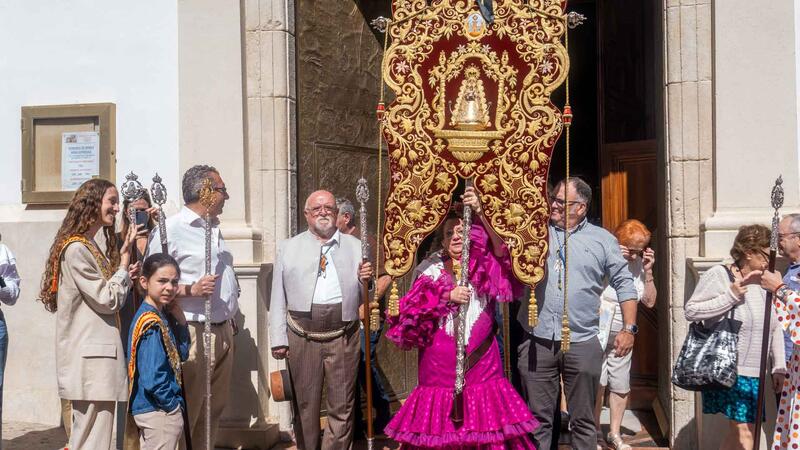 La Salida de Romeros pone el punto final al Triduo de la Hermandad del Rocío de Benidorm