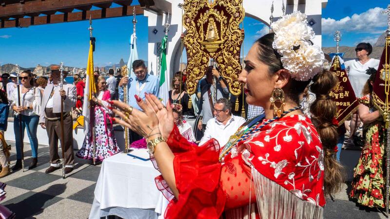 La Salida de Romeros pone el punto final al Triduo de la Hermandad del Rocío de Benidorm