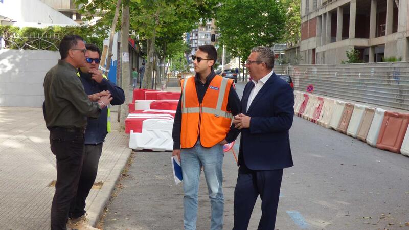 Benidorm inicia la renovación de infraestructuras hidráulicas en un nuevo tramo de la calle Ibiza 
