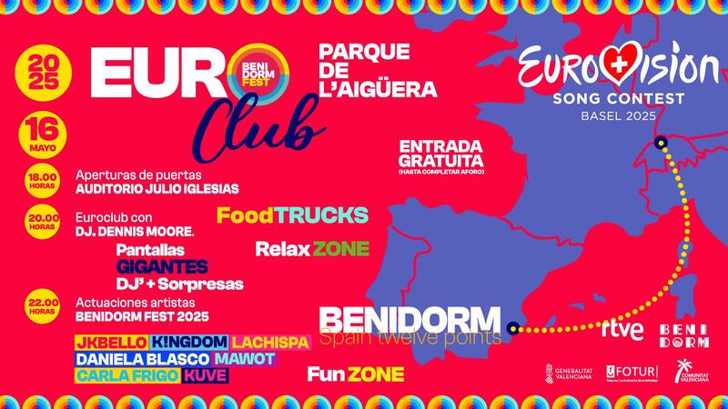Benidorm arropa a Melody en su fiesta de despedida antes de representar a España en Eurovisión