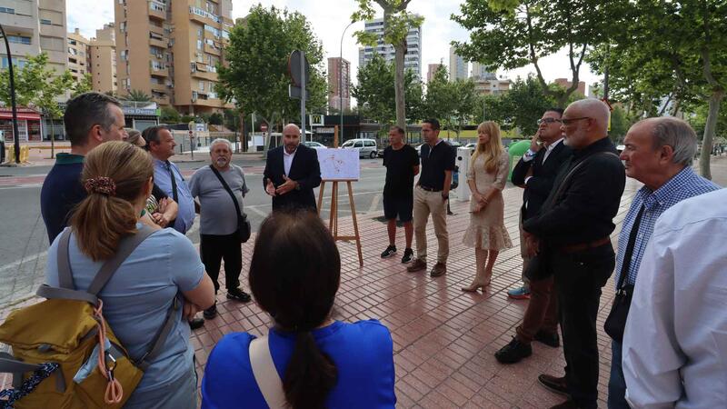Benidorm cambia el sentido del tráfico en las calles Mirador, Invierno y Fluixá para mejorar la movilidad sostenible y optimizar itinerarios