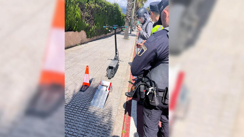 Benidorm inicia una campaña informativa para incidir en la normativa que impide a vehículos de movilidad personal repartir mercancías  