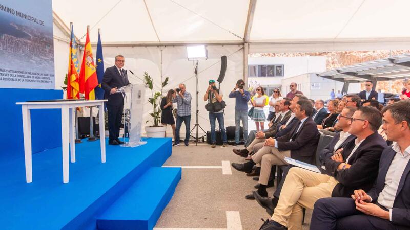 Benidorm y la Generalitat firman el Acuerdo de Cooperación para invertir 14,5 millones en la red de depuración y reutilización de aguas