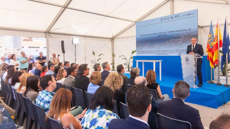 Benidorm y la Generalitat firman el Acuerdo de Cooperación para invertir 14,5 millones en la red de depuración y reutilización de aguas