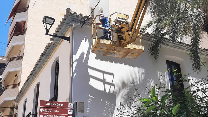 Benidorm acomete reparaciones y actuaciones de mejora en l’Hort de Colón  