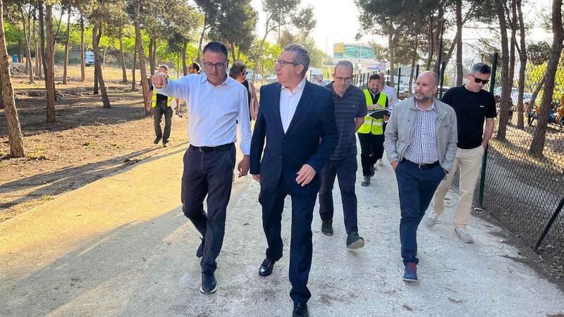 Benidorm inicia las obras de la zona de acampada y multiaventura en el Parque de la Séquia Mare 