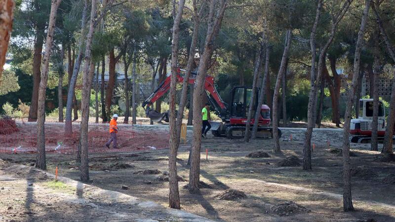 Benidorm inicia las obras de la zona de acampada y multiaventura en el Parque de la Séquia Mare 