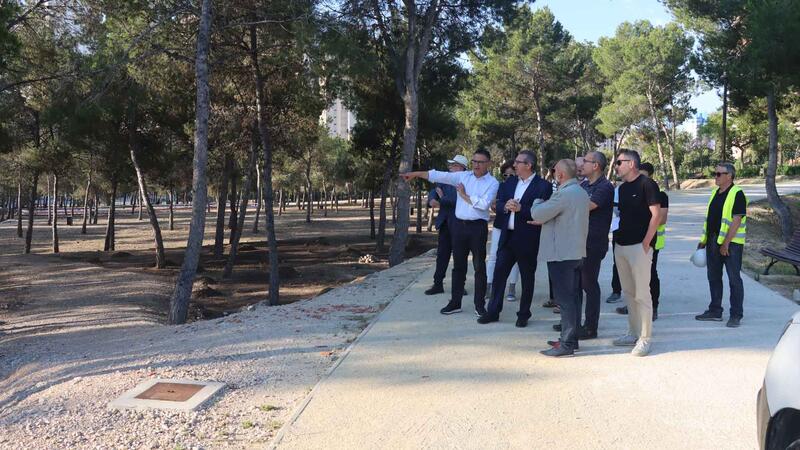 Benidorm inicia las obras de la zona de acampada y multiaventura en el Parque de la Séquia Mare 