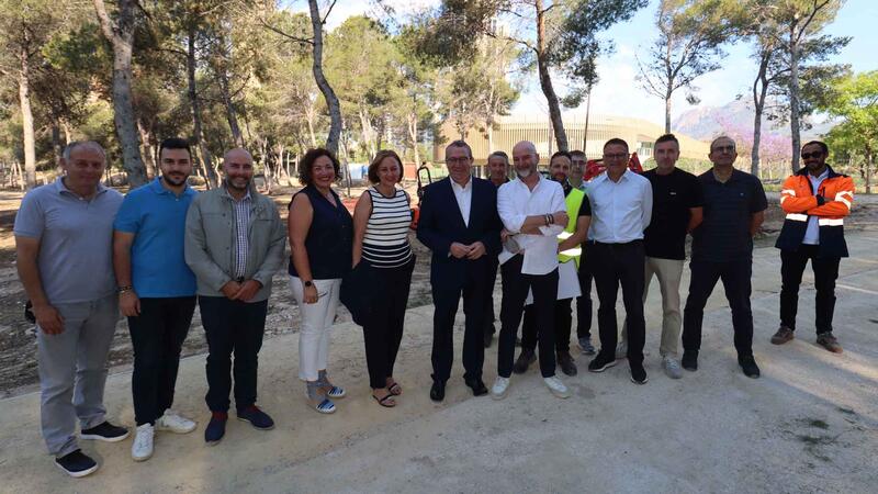 Benidorm inicia las obras de la zona de acampada y multiaventura en el Parque de la Séquia Mare 