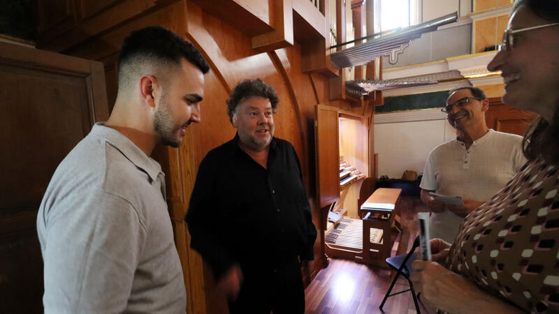 Belgian organist Jan Vermeire delights the audience with his concert at the International Organ Festival