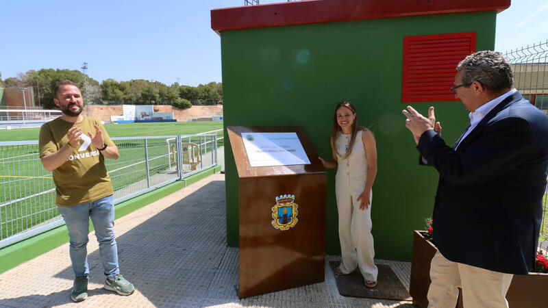 Benidorm rinde un emotivo homenaje a Nerea Pérez Machado y los hermanos Martínez Munuera dando su nombre a tres campos de fútbol